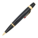 モンブラン Montblanc ボエム ルージュ メカニカルペンシル 0.9mm ブラック×ゴールド GP プレシャスレジン レッドジェムストーン 文具 シャープペンシル シャーペン ツイスト式