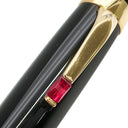 モンブラン Montblanc ボエム ルージュ メカニカルペンシル 0.9mm ブラック×ゴールド GP プレシャスレジン レッドジェムストーン 文具 シャープペンシル シャーペン ツイスト式