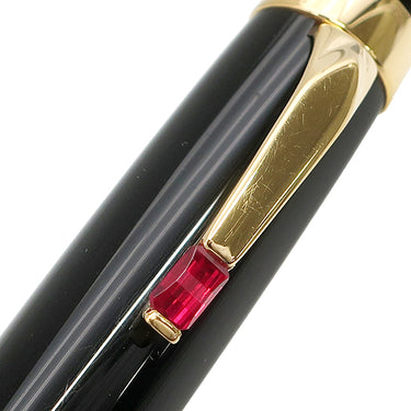 モンブラン Montblanc ボエム ルージュ メカニカルペンシル 0.9mm ブラック×ゴールド GP プレシャスレジン レッドジェムストーン 文具 シャープペンシル シャーペン ツイスト式