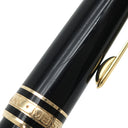 モンブラン Montblanc マイスターシュテュック ゴールド クラシック 132453 ブラック×ゴールド GP プレシャスレジン ボールペン 筆記確認済 黒インク