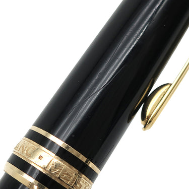 モンブラン Montblanc マイスターシュテュック ゴールド クラシック 132453 ブラック×ゴールド GP プレシャスレジン ボールペン 筆記確認済 黒インク