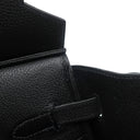 エルメス HERMES バーキン35 ブラック ヴァッシュリエジェ ハンドバッグ シルバー金具 黒