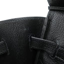 エルメス HERMES バーキン35 ブラック ヴァッシュリエジェ ハンドバッグ シルバー金具 黒