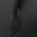 エルメス HERMES バーキン35 ブラック ヴァッシュリエジェ ハンドバッグ シルバー金具 黒