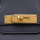 エルメス HERMES バーキン30 ブルーニュイ トゴ ハンドバッグ ゴールド金具 紺