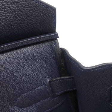 エルメス HERMES バーキン30 ブルーニュイ トゴ ハンドバッグ ゴールド金具 紺