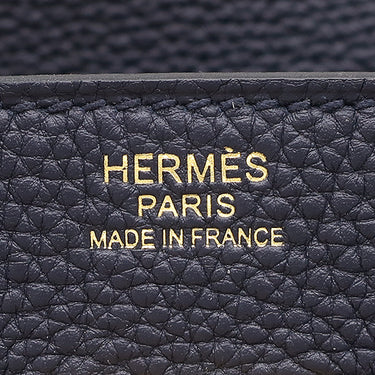 エルメス HERMES バーキン30 ブルーニュイ トゴ ハンドバッグ ゴールド金具 紺