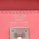 エルメス HERMES ケリー25 内縫い ローズエテ ヴォースイフト 2WAYバッグ シルバー金具 ハンドバッグ ショルダー