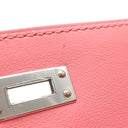 エルメス HERMES ケリー25 内縫い ローズエテ ヴォースイフト 2WAYバッグ シルバー金具 ハンドバッグ ショルダー