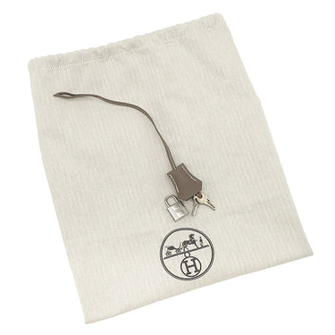 エルメス HERMES バーキン35 エトゥープ トゴ ハンドバッグ シルバー金具 グレージュ