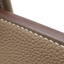 エルメス HERMES バーキン35 エトゥープ トゴ ハンドバッグ シルバー金具 グレージュ