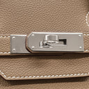 エルメス HERMES バーキン35 エトゥープ トゴ ハンドバッグ シルバー金具 グレージュ