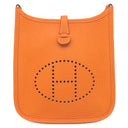 エルメス HERMES エヴリン TPM 16 ロング オレンジ トリヨンクレマンス ショルダーバッグ シルバー金具 エブリン 2025年製