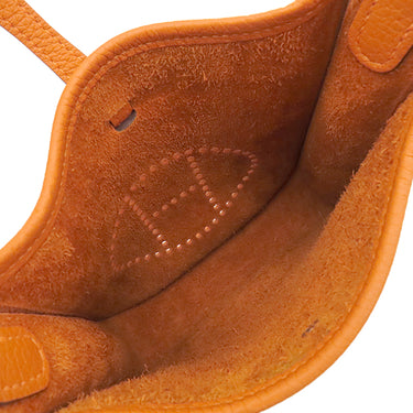 エルメス HERMES エヴリン TPM 16 ロング オレンジ トリヨンクレマンス ショルダーバッグ シルバー金具 エブリン 2025年製