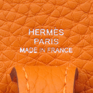 エルメス HERMES エヴリン TPM 16 ロング オレンジ トリヨンクレマンス ショルダーバッグ シルバー金具 エブリン 2025年製