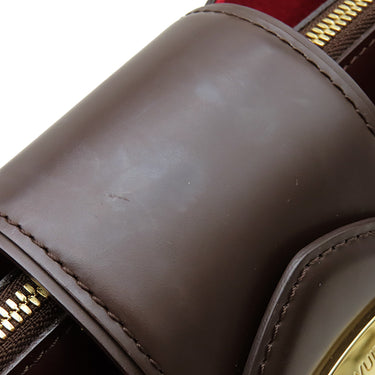ルイヴィトン LOUIS VUITTON システィナ PM N41542 ダミエ ダミエキャンバス ハンドバッグ ゴールド金具 茶 肩掛け