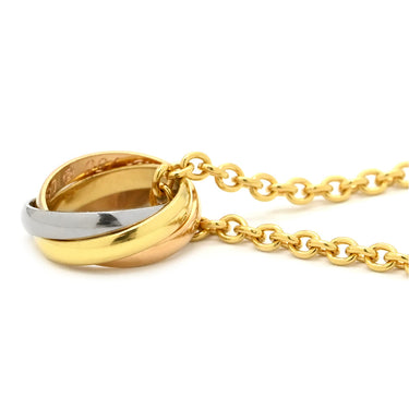 カルティエ Cartier ベビー トリニティ B7006600 イエローゴールド×ホワイトゴールド×ピンクゴールド K18YG K18WG K18PG ネックレス 3カラー 3ゴールド Au750 18K 18金
