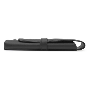 モンブラン Montblanc 4810 ウエストサイド ペンポーチ 1本用 ブラック レザー ペンケース ホワイトスター ペン入れ 1本 1本差し