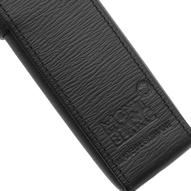 モンブラン Montblanc 4810 ウエストサイド ペンポーチ 1本用 ブラック レザー ペンケース ホワイトスター ペン入れ 1本 1本差し