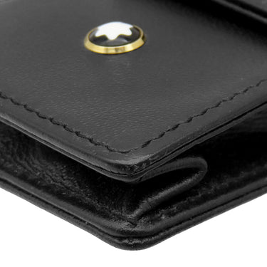 モンブラン Montblanc マイスターシュテュック 2本用 ペンポーチ ブラック レザー ペンケース ゴールド金具 ホワイトスター ペン入れ 2本 2本差し