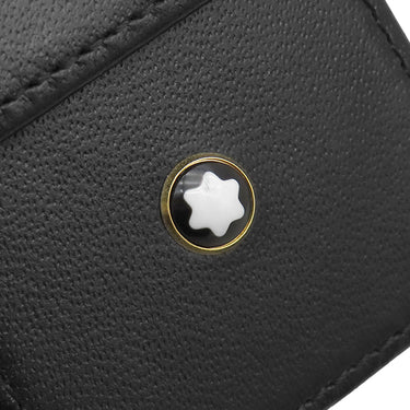 モンブラン Montblanc マイスターシュテュック 2本用 ペンポーチ ブラック レザー ペンケース ゴールド金具 ホワイトスター ペン入れ 2本 2本差し