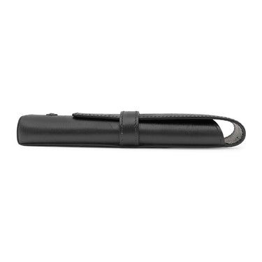 モンブラン Montblanc 4810 ウエストサイド ペンポーチ 2本用 ブラック レザー ペンケース ホワイトスター ペン入れ 2本 2本差し
