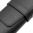 モンブラン Montblanc 4810 ウエストサイド ペンポーチ 2本用 ブラック レザー ペンケース ホワイトスター ペン入れ 2本 2本差し