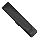 モンブラン Montblanc マイスターシュテュック 1本用 ペンポーチ ブラック レザー ペンケース シルバー金具 ホワイトスター ペン入れ 1本 1本差し