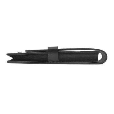 モンブラン Montblanc マイスターシュテュック 1本用 ペンポーチ ブラック レザー ペンケース シルバー金具 ホワイトスター ペン入れ 1本 1本差し