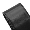 モンブラン Montblanc マイスターシュテュック 1本用 ペンポーチ ブラック レザー ペンケース シルバー金具 ホワイトスター ペン入れ 1本 1本差し