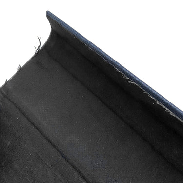 モンブラン Montblanc マイスターシュテュック ペンポーチ ネイビー レザー ペンケース シルバー金具 紺 ホワイトスター