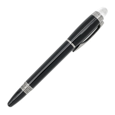 モンブラン Montblanc スターウォーカー ローラーボール Pix ブラック×シルバー メタル プレシャスレジン ボールペン ガンメタル金具 黒インク 筆記確認済み キャップ式