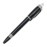 モンブラン Montblanc スターウォーカー ローラーボール Pix ブラック×シルバー メタル プレシャスレジン ボールペン ガンメタル金具 黒インク 筆記確認済み キャップ式
