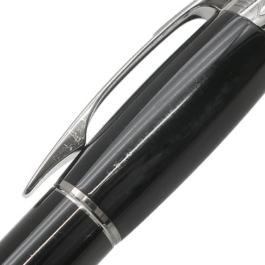 モンブラン Montblanc スターウォーカー ローラーボール Pix ブラック×シルバー メタル プレシャスレジン ボールペン ガンメタル金具 黒インク 筆記確認済み キャップ式