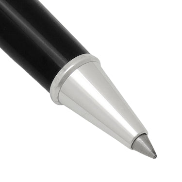 モンブラン Montblanc マイスターシュテック シグネチャーフォーグッド クラシック ブラック×シルバー GP プレシャスレジン サファイア ボールペン ユニセフ サファイア 筆記確認済み
