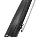 モンブラン Montblanc マイスターシュテック シグネチャーフォーグッド クラシック ブラック×シルバー GP プレシャスレジン サファイア ボールペン ユニセフ サファイア 筆記確認済み