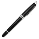 モンブラン Montblanc マイスターシュテック シグネチャーフォーグッド クラシック ブラック×シルバー GP プレシャスレジン サファイア ボールペン ユニセフ サファイア 筆記確認済み