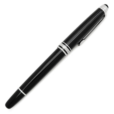 モンブラン Montblanc マイスターシュテック シグネチャーフォーグッド クラシック ブラック×シルバー GP プレシャスレジン サファイア ボールペン ユニセフ サファイア 筆記確認済み