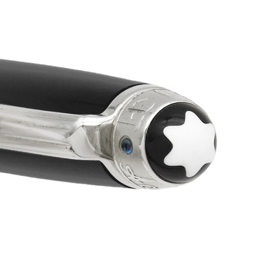 モンブラン Montblanc マイスターシュテック シグネチャーフォーグッド クラシック ブラック×シルバー GP プレシャスレジン サファイア ボールペン ユニセフ サファイア 筆記確認済み