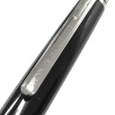 モンブラン Montblanc マイスターシュテック シグネチャーフォーグッド クラシック ブラック×シルバー GP プレシャスレジン サファイア ボールペン ユニセフ サファイア 筆記確認済み