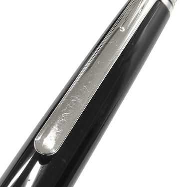 モンブラン Montblanc マイスターシュテック シグネチャーフォーグッド クラシック ブラック×シルバー GP プレシャスレジン サファイア ボールペン ユニセフ サファイア 筆記確認済み