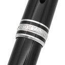 モンブラン Montblanc マイスターシュテック シグネチャーフォーグッド クラシック ブラック×シルバー GP プレシャスレジン サファイア ボールペン ユニセフ サファイア 筆記確認済み