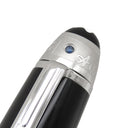 モンブラン Montblanc マイスターシュテック シグネチャーフォーグッド ルグラン ブラック×シルバー GP プレシャスレジン サファイア ボールペン ユニセフ サファイア 筆記確認済み