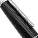 モンブラン Montblanc マイスターシュテック シグネチャーフォーグッド ルグラン ブラック×シルバー GP プレシャスレジン サファイア ボールペン ユニセフ サファイア 筆記確認済み