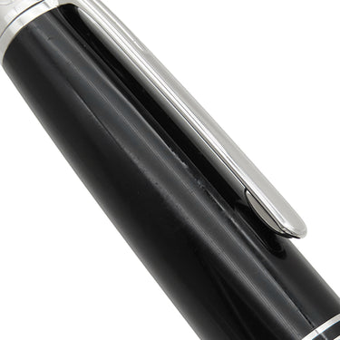 モンブラン Montblanc マイスターシュテック シグネチャーフォーグッド ルグラン ブラック×シルバー GP プレシャスレジン サファイア ボールペン ユニセフ サファイア 筆記確認済み