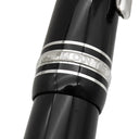 モンブラン Montblanc マイスターシュテック シグネチャーフォーグッド ルグラン ブラック×シルバー GP プレシャスレジン サファイア ボールペン ユニセフ サファイア 筆記確認済み