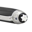 モンブラン Montblanc マイスターシュテック シグネチャーフォーグッド ルグラン ブラック×シルバー GP プレシャスレジン サファイア ボールペン ユニセフ サファイア 筆記確認済み