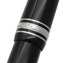 モンブラン Montblanc マイスターシュテック シグネチャーフォーグッド ルグラン ブラック×シルバー GP プレシャスレジン サファイア ボールペン ユニセフ サファイア 筆記確認済み