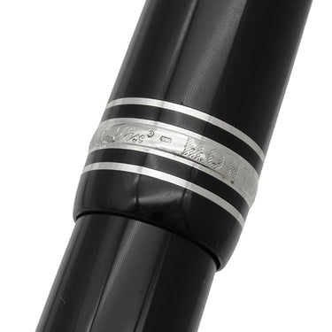 モンブラン Montblanc マイスターシュテック シグネチャーフォーグッド ルグラン ブラック×シルバー GP プレシャスレジン サファイア ボールペン ユニセフ サファイア 筆記確認済み