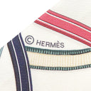 エルメス HERMES ツイリー H064299S ホワイト×ブルージーン×ボワドゥローズ シルク スカーフ 新品 未使用 【Harnais Legendaire/伝説のハーネス】